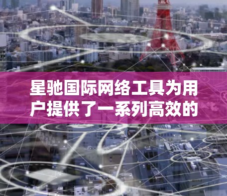 星驰国际网络工具为用户提供了一系列高效的网络解决方案，涵盖了VPN、网络监控、防火墙和云服务等多个方面。以下是对这些工具的详细分析