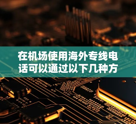 在机场使用海外专线电话可以通过以下几种方式实现